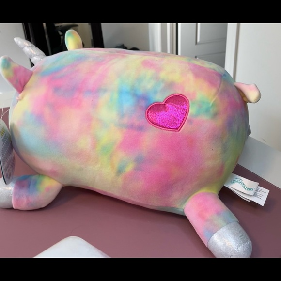 17” llama unicorn sleepamallows squishmallows heart kellytoy squishmallow - Picture 3 of 3